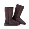 AUS Classical 5815 Tall Women Snow Boots Sheepskin يحافظ