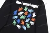 xinxinbuy Men women designer Sweatshirt Colorful handprint printing sweater gray blue black white S-XL