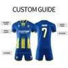 Футболки на открытом воздухе Custom Mens Football Jerseys 100% полиэфирные футбольные рубашки Клуба Клуба Тренировка футбола Униформа для взрослых 6316 230815