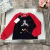 designer baby clothes kids round neck Hoodies Boys sweater Size 100-160 CM Front and rear cartoon pattern printing girl sweatshirts Aug01