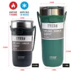 Кружки Tyeso Cup Thermal Water Bottle Bottle Antiansemos Оригинальная термосная кофейная кружка вакуумная колба Изотерма Холодные открытые напитки 230815