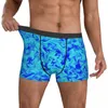 Underpants Blue Fire Werewwear Stampa liquida maschile Breve pantaloncini carini Custine di alta qualità Pantaloni taglie forti