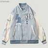 Hip Hop Pelzige Bienenbriefe Stickbaseballjacke Herren Streeware Harajuku Casual Lose Bomber Varsity Jackets Unisex Mode HKD230824.