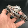 Klassisk mäns lyxklocka 40mm mekanisk automatisk rostfritt stål stålrem