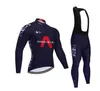 Set di maglia ciclistica set manica lunga set da bici da montagna traspirante 230814