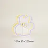 Vazen Acryl -ontwerper Natuurreeks Noordse geometrische gedroogde bloemenvaas Arrangement Hydroponische decoratie 230815