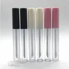 25 ml Frosted Clear lege lipglosscontainers buis 3 ml deksel balsem deksel borstel tip applicator toverstok rubberen stoppers voor doe -het -zelf lip -hervulbare siiu