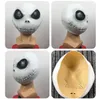 Nuovo The Nightmare Before Christmas Jack Skellington White Latex Mask Movie Cosplay Props Halloween Party Maschera horror malizia T200703