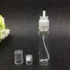 Mini flacon pulvérisateur à pompe en verre transparent de 2ML, rechargeable, flacon vide, atomiseur, flacon d'échantillon, Atcow