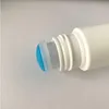 Applicateur d'éponge en plastique blanc vide, bouteille de liquide HDPE, bouteilles pour soulager la douleur musculaire, avec tête d'éponge bleue, 20G, 20ML, Hhfxi