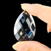 Chandelier Crystal 10pcs 38mm Reseau Crystals Pingente para Substituto Sparkle Prisms Sunscatcher pendurado DIY Decoração de casamento em casa DIY