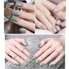 2PCS Milk Grey Series Gel Poliska do paznokci, 15 ml zanurzanie błyszczącego lakieru żelowego UV/LED, na domowe spa, salon paznokcie sztuka