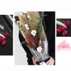 Embrulhar presente cleiophane wrap roll engrosse transparente longa filme embrulhamentos para flores cesto de buquê de buquê embalando papel de embalagem R230814