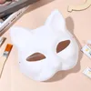 Maski imprezowe mask maskaradę puste maski białe zwierzę pusta majsterkowicz Kobiety Kobiety Cosplay Halloween Papie
