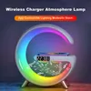 LED Light Sticks Bluetooth LED COURM COLDOLNY ATMOSFERE NOC Light Sunrise Symulacja Obudź bezprzewodową ładowarkę telefonu 230814