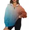 Fitnesskleidung übergroße Damen Pullover Mode lässig Frauen warm warmes Sweatshirt Langarm V extra leichte Schweißhemden Frauen Frauen