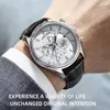 ساعة معصم Belushi Sport Luminous Mens Watch Watch Fashion Fashion Facwatch Luxury Fuckury for Man Business Calendar Clock Leather Leather