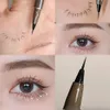 Waterproof Liquid Eyeliner Pen Thin Can Draw Eyebrow Easy To Color Sweat-proof Eye Brow Pen 0.005MM Ultra-Thin Head Makeup Cosmetic E351