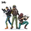 Military Figures JOYTOY 1/18 3.75inches Action Figure 3PCS/SET Awakening Luoning Masan Tiezha Anime Collection Military Model Toy 230814