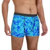 Underpants Blue Fire Werewwear Stampa liquida maschile Breve pantaloncini carini Custine di alta qualità Pantaloni taglie forti