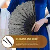 Decoratieve beeldjes Decoratie ventilator Chinese vouwhandventilatoren voor bruiloften gehouden elegant handheld po prop Foldable draagbaar
