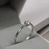 クラスターリングS925シルバーファッションシミュレーションダイヤモンドリング女性モサンシ30分60簡単な結婚提案