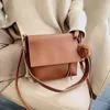 Evening Bags Fashion Boll Pendant Handbag For Women Crossbody Vintage Brand Design Mini Handbags Simple Bag Messenger