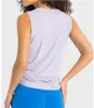 Active Shirts Luluwomens Clothing Gym Yoga Wear Tank Top Electric Bike Outdoor Jogging Women'S Workout Sport Vest Pulovers