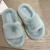 Slippels Home Slippers Dames platschoenen vrouwelijke dame bont flopflops slides 2022 zachte pluche katoen ytmtloy indoor winter zapato mujer x230519