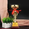 Objetos decorativos Top Top Trophy Cup de prêmios de ouro para o vencedor do jogo de esportes de competição Trofeos 230815