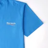 Blcg Lencia unisex Summer T-shirts damskie wadze ciężka 100% bawełniana tkanina potrójne wykonanie wykonania plus rozmiar TESS SM130184