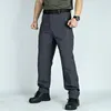 メンズパンツクイック乾燥戦術的な男性軍事マルチポケット防水ズボン男性夏の通気性軍隊貨物パンツジョガー