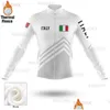 Cycling Shirts Tops Winter Jerseys 2022 Italy Team Mountain Bike Bicycle Clothing Men Long Sleeves Ropa De Ciclismo Warm Jacket Dr Dhmow