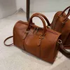 Duffel Väskor 2022 Designväskor Luxury Women's Leather Bag Travel Handväska axelväska Maletas de Viaje J230815