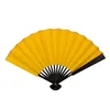 Dekorativa figurer Mini Xuan Paper Fan Chindren Diy Blank Golden Foils Rice Hand kinesisk pensel kalligrafi målning konstförsörjning