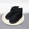 Sneakers Style Echte schapenvachtleer Kinderen Sneeuwlaarzen 100 Natural Fur Enkle Warm Wool Boys Girls Winter 230815