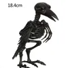 Andra evenemangsfestartiklar Skeleton Animal 100 Plastic Animal Bones Horror Halloween Christmas Prop Crow Decoration År 230815