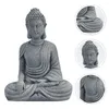 Decoratieve beeldjes standbeeld Living Zen Decor Room Boeddha Chinese Decoraties Sand Stone Figurine Ornament Statuut Home Accessoires