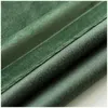 Curtain Luxury Green Turquoise Velvet blackout curtains for living room bedroom window Solid Grey Purple thermal drapes curtain R230815