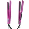 Argan Oil Tourmaline Ceramic Titanium Straightener and Curling Iron for Healthy Styling-LCD 265°F-450°F、すべての髪の種類の2-in-1