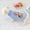 Odzież dla psów haftowane dzianiny kota ubrania pies ciepły sweter do małego ubrania ubrania z pensa w Yorko.