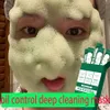 3 caixas 36pcs bolha máscara facial máscara centella asiatica purificando lama lama hidratante controle de óleo anti -encolhimento poros