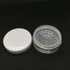 Empty loose powder jar 20g Cosmetic powder case with sifter black 20ml big loose powder case Oojox