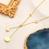 Fashion necklace Pendant Designer Clover Gold Jewelry Charm Women's Love Long Chain Sier High Quality Waterproof Wedding Birthday Gift Necklace