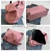 Duffel Väskor stor kapacitet koreansk stil Oxford nylon vattentät tygväska med dragkedja för pendling och resande designer lyx Q344 J230815