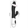 Seksspeeltje Massager Olo USB Opladen Dubbele vibratie Konijnendildo Vibrator g-spot Vaginale clitorisstimulator voor vrouwen
