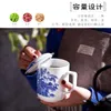 マグカップ500ml中国語スタイルの骨中国中国Jingdezhen Blue and White Porcelain Tea Cup Office Drink Travel Teaware 230815