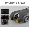 Diecast Model car 1/18 Scale Large Bat Vehicle Alloy Model Car Diecast Toy Car Collection Simulation Sound Light Children Toy Gift For Boys 230814