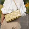 Kassetten Crossbody Bag Bottegvenets gewebt 7a Intrecciato Handtasche Leder Brust Summen
