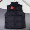 디자이너 조끼 Mens Gilet Puffer Vests 여자 캐주얼 슬리브 레벨리스 재킷 스탠드 칼라 겨울 따뜻한 양복 조끼 여성 느슨한 단단한 재킷 코트